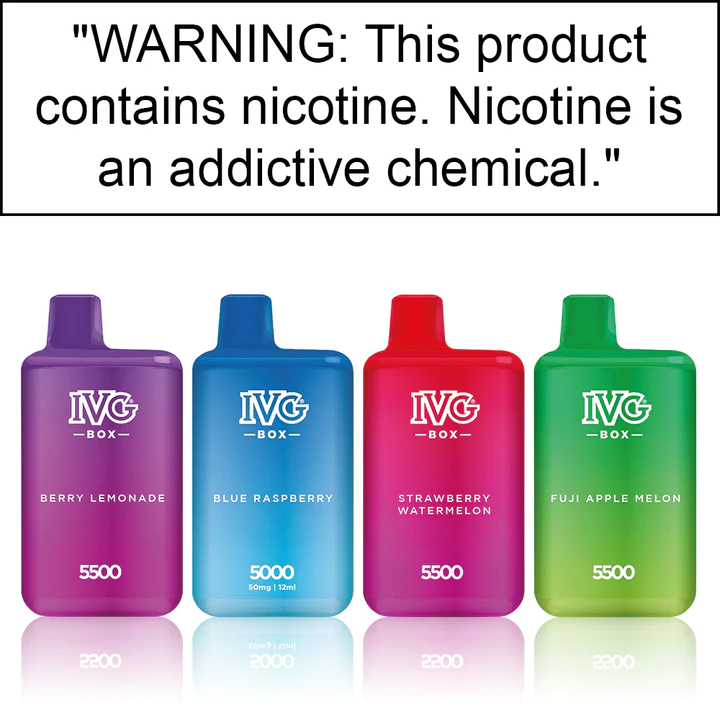 IVG RECHARGEABLE DISPOSABLE 5500 PUFFS IN PAKISTAN ONLINE
