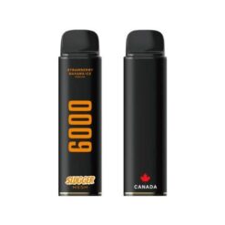 Slugger Black Disposable Vape – Strawberry Banana Ice 50mg (6000 Puffs)