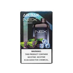 Air Bar Nex Disposable Vape – Blackberry Ice 50mg (6500 Puffs) Box