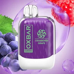 OXVA Oxbar G8000 Disposable Vape - Cranberry Grape (8000 Puffs)