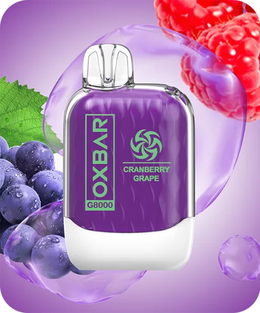 OXVA Oxbar G8000 Disposable Vape - Cranberry Grape (8000 Puffs)