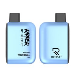 RUFPUF Ripper Disposable Vape - Boujee Blackberry Raspberry Ice 50mg (6000 Puffs)