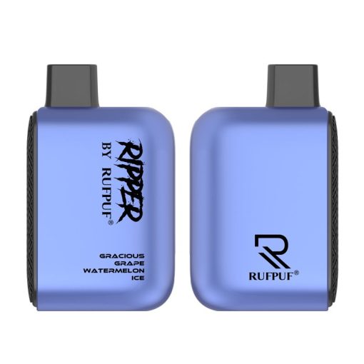 RUFPUF Ripper Disposable Vape - Gracious Grape Watermelon Ice 50mg (6000 Puffs)