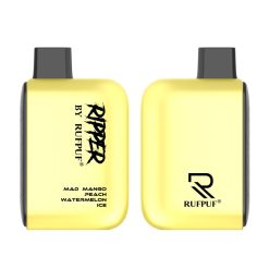 RUFPUF Ripper Disposable Vape - Mad Mango Peach Watermelon Ice 50mg (6000 Puffs)