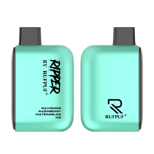 RUFPUF Ripper Disposable Vape - Ravishing Raspberry Watermelon Ice 50mg (6000 Puffs)