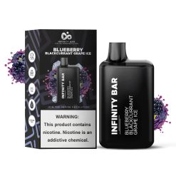 Infinity Bar Disposable Vape - Blueberry Blackcurrant Grape Ice 35mg (5000Puffs)
