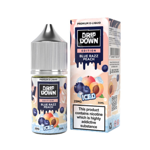 Drip Down Edition - Blue Razz Peach Iced 30ml (25, 50mg)