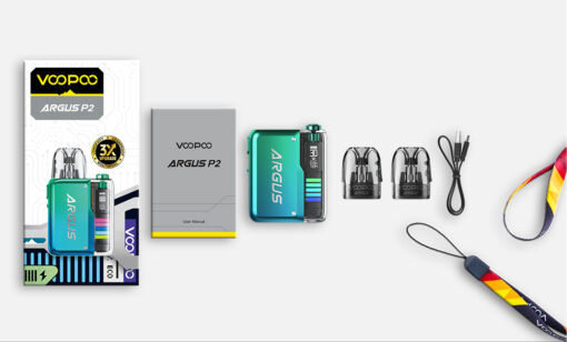 VOOPOO Argus P2 Pod Kit Accessories Box Packing List