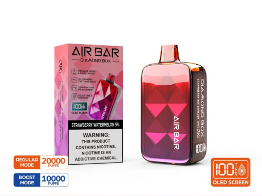 Airbar Diamond Box Disposable - Strawberry Watermelon 50mg (20000Puffs)