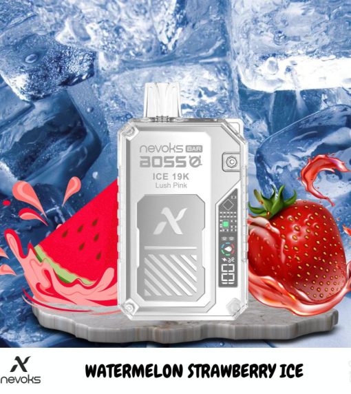 Nevoks Bar Boss Disposable – Watermelon Strawberry Ice 35mg (19000Puffs)