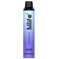 Mlife Disposable Vape - Blue Razz Ice 50mg (6000Puffs)