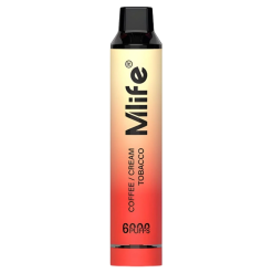Mlife Disposable Vape - Coffee Tobacco 50mg (6000Puffs)