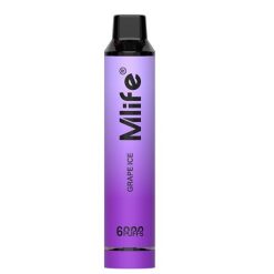 Mlife Disposable Vape - Grape Ice 50mg (6000Puffs)