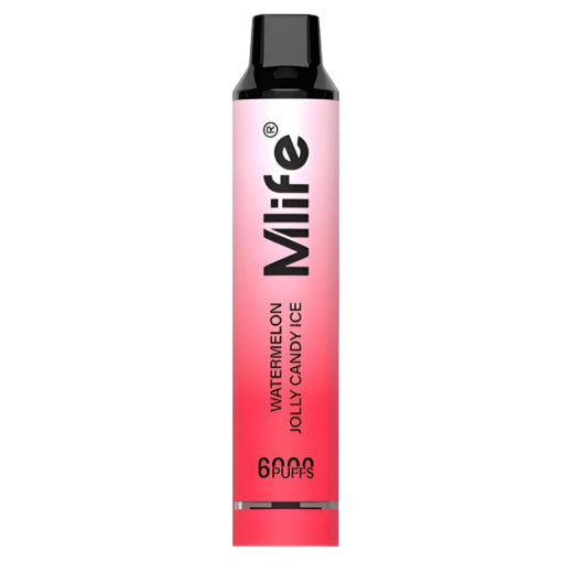 Mlife Disposable Vape - Watermelon Jolly Candy Ice 50mg (6000Puffs)