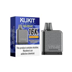 Rufpuf Klikit Disposable Pod – Glorious Grape Blue Raspberry Ice 50mg (16000Puffs)