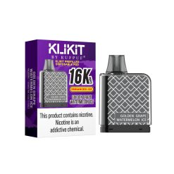 Rufpuf Klikit Disposable Pod – Golden Grape Watermelon Ice 50mg (16000Puffs)